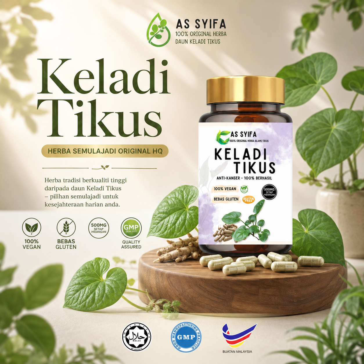 Produk As-Syifa Keladi Tikus